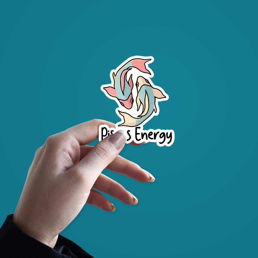 Pisces Energy Sticker - STICK IT UP