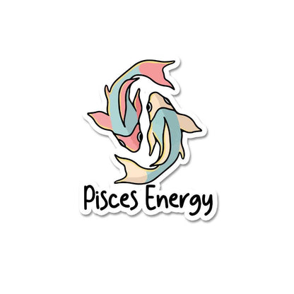 Pisces Energy Sticker - STICK IT UP