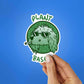 Plant Based Sticker waterproof vinyl decal for laptop, bike, car & bottle