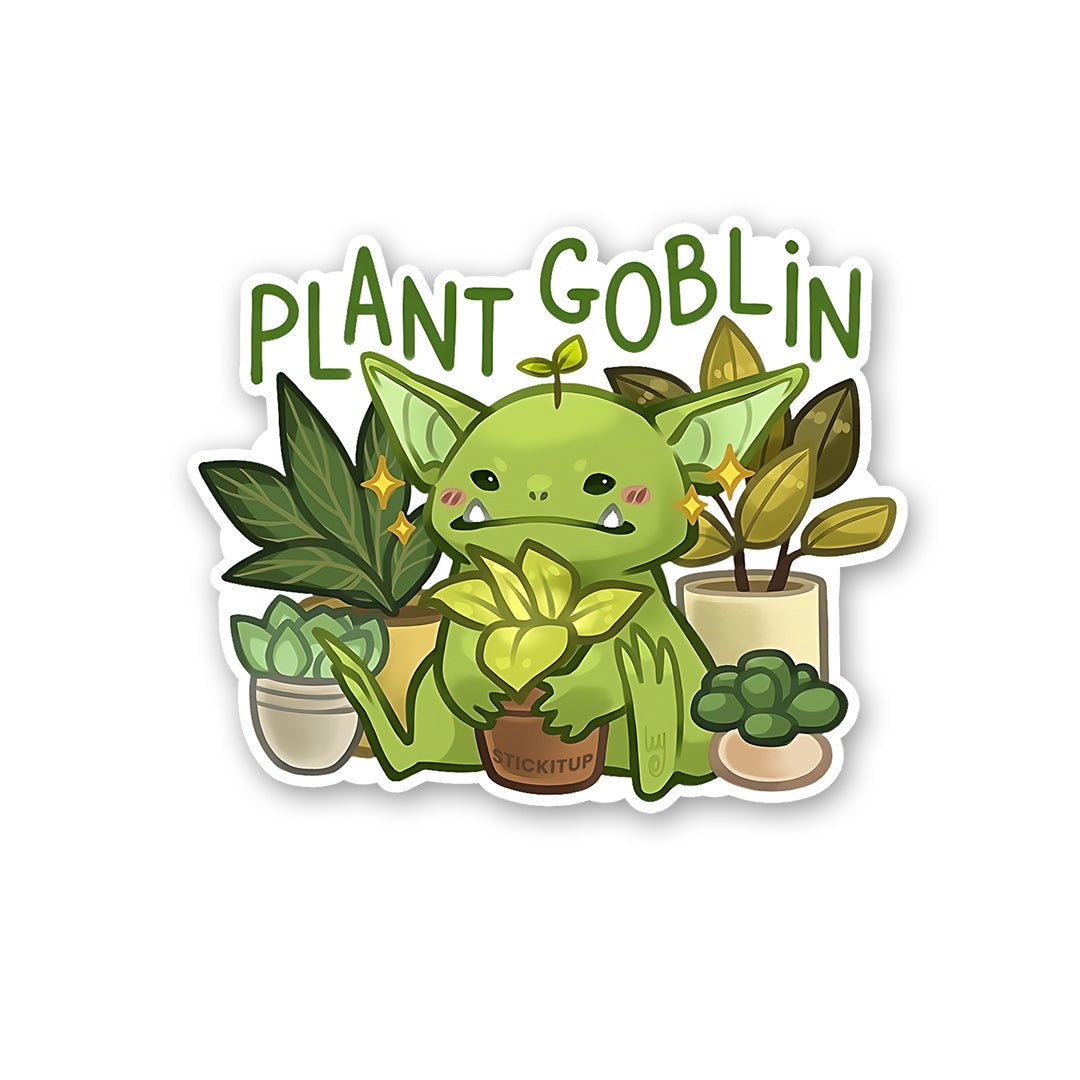 Plant Goblin Sticker - Stickers | STICK IT UP