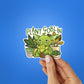 Plant Goblin Sticker waterproof vinyl decal for laptop, bike, car & bottle