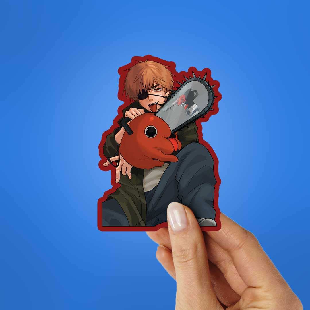 Pochita Sticker - STICK IT UP