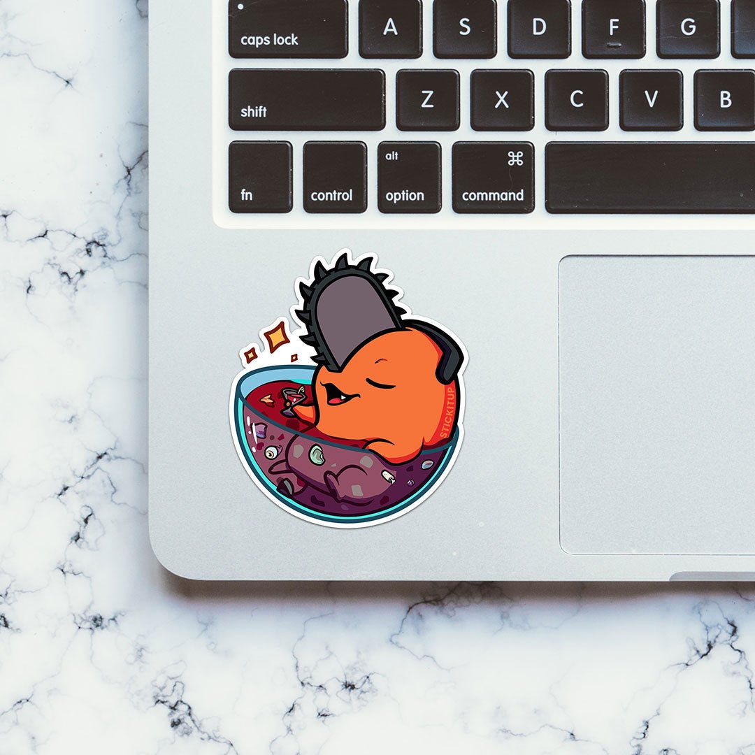 Ponchita Sticker waterproof vinyl decal for laptop, bike, car & bottle