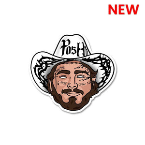 Post Malone Sticker waterproof vinyl decal for laptop, bike, car & bottle
