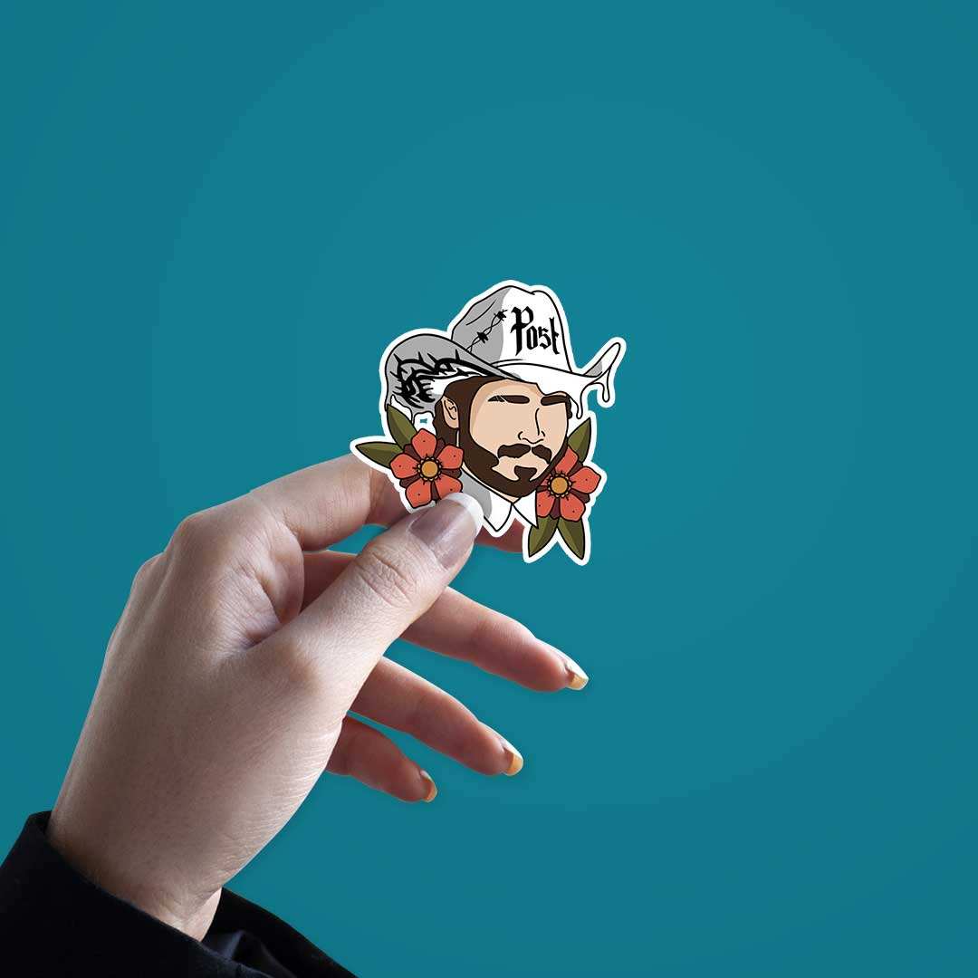 Posty Aesthetics Sticker waterproof vinyl decal for laptop, bike, car & bottle