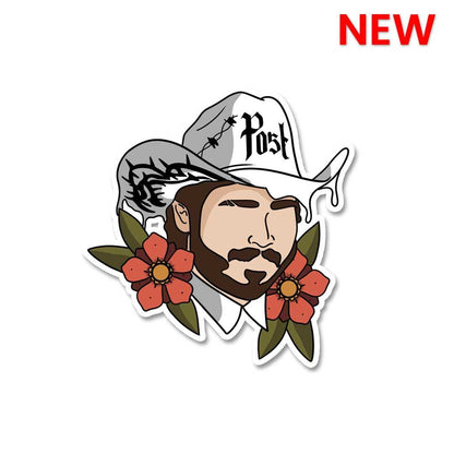 Posty Aesthetics Sticker waterproof vinyl decal for laptop, bike, car & bottle