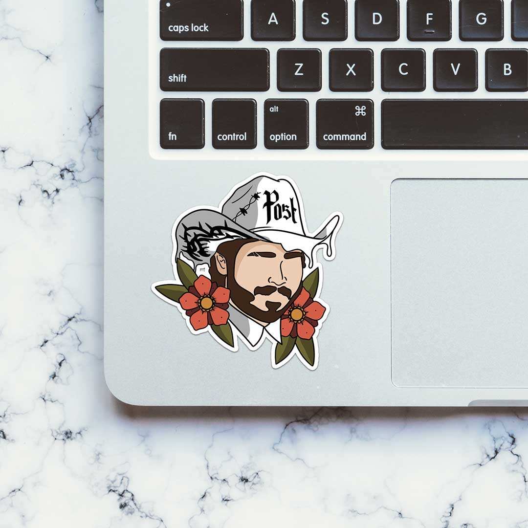 Posty Aesthetics Sticker waterproof vinyl decal for laptop, bike, car & bottle