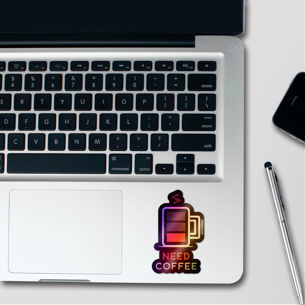 Power Holographic Holographic Stickers waterproof vinyl decal for laptop, bike, car & bottle