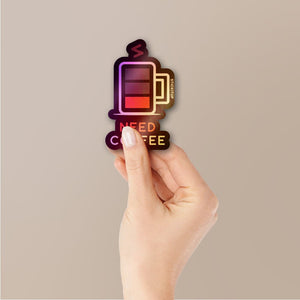 Power Holographic Holographic Stickers waterproof vinyl decal for laptop, bike, car & bottle