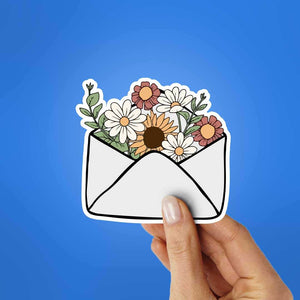 pretty envelop Sticker waterproof vinyl decal for laptop, bike, car & bottle