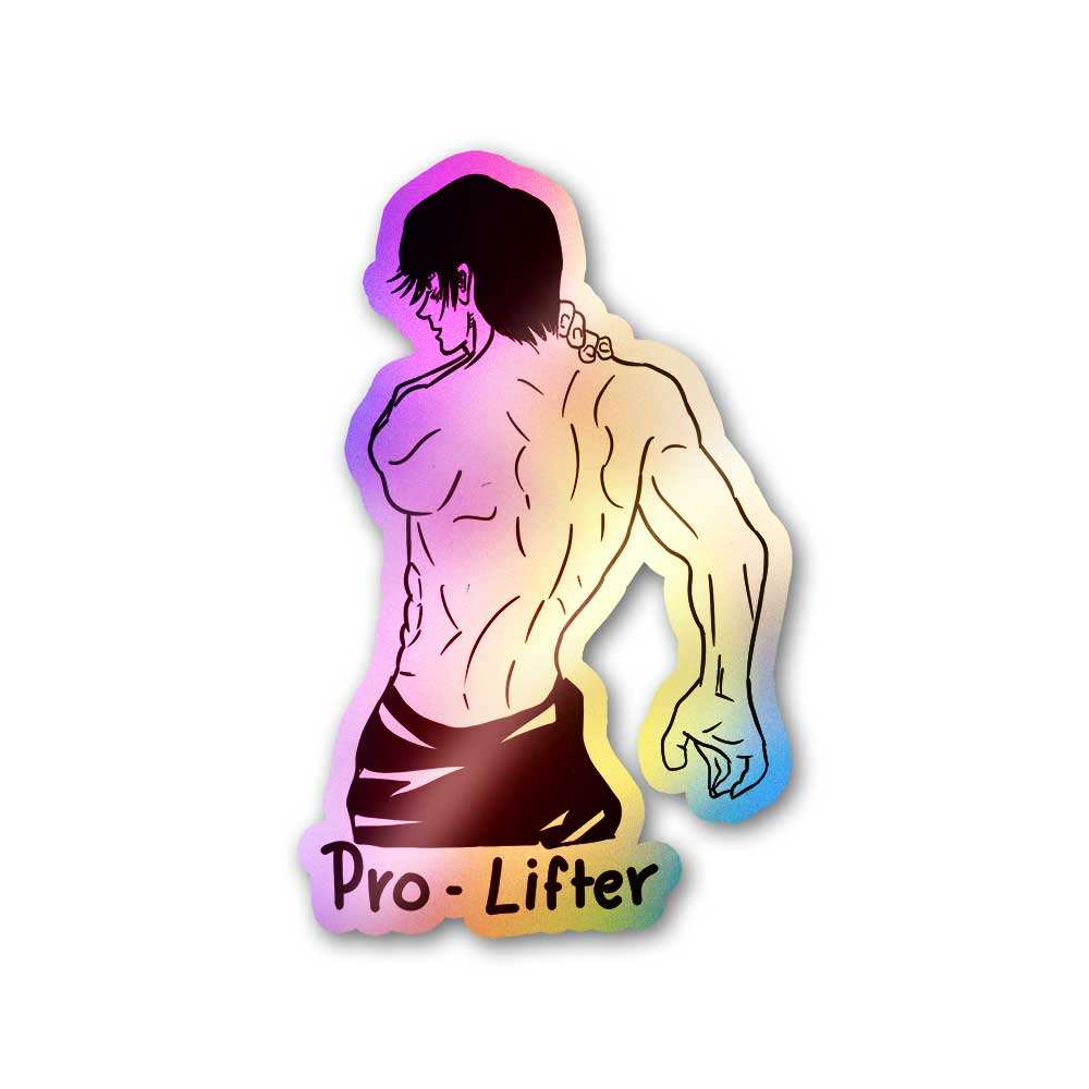 Pro Lifter Holographic Sticker - Holographic stickers | STICK IT UP