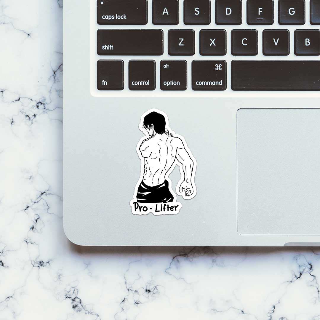 Pro Lifter Sticker waterproof vinyl decal for laptop, bike, car & bottle