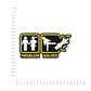 Problem Solved Bumper Sticker waterproof vinyl decal for laptop, bike, car & bottle