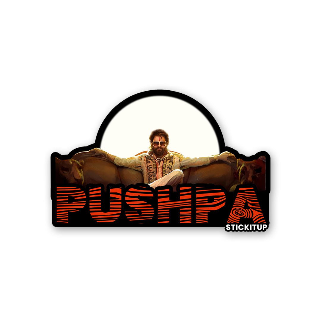 Pushpa 0.1 Sticker - Stickers | STICK IT UP