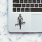Pushpa Sticker waterproof vinyl decal for laptop, bike, car & bottle