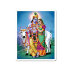 Radha Krishna Sticker waterproof vinyl decal for laptop, bike, car & bottle