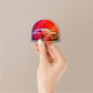 Rally Legend Red Holographic Stickers