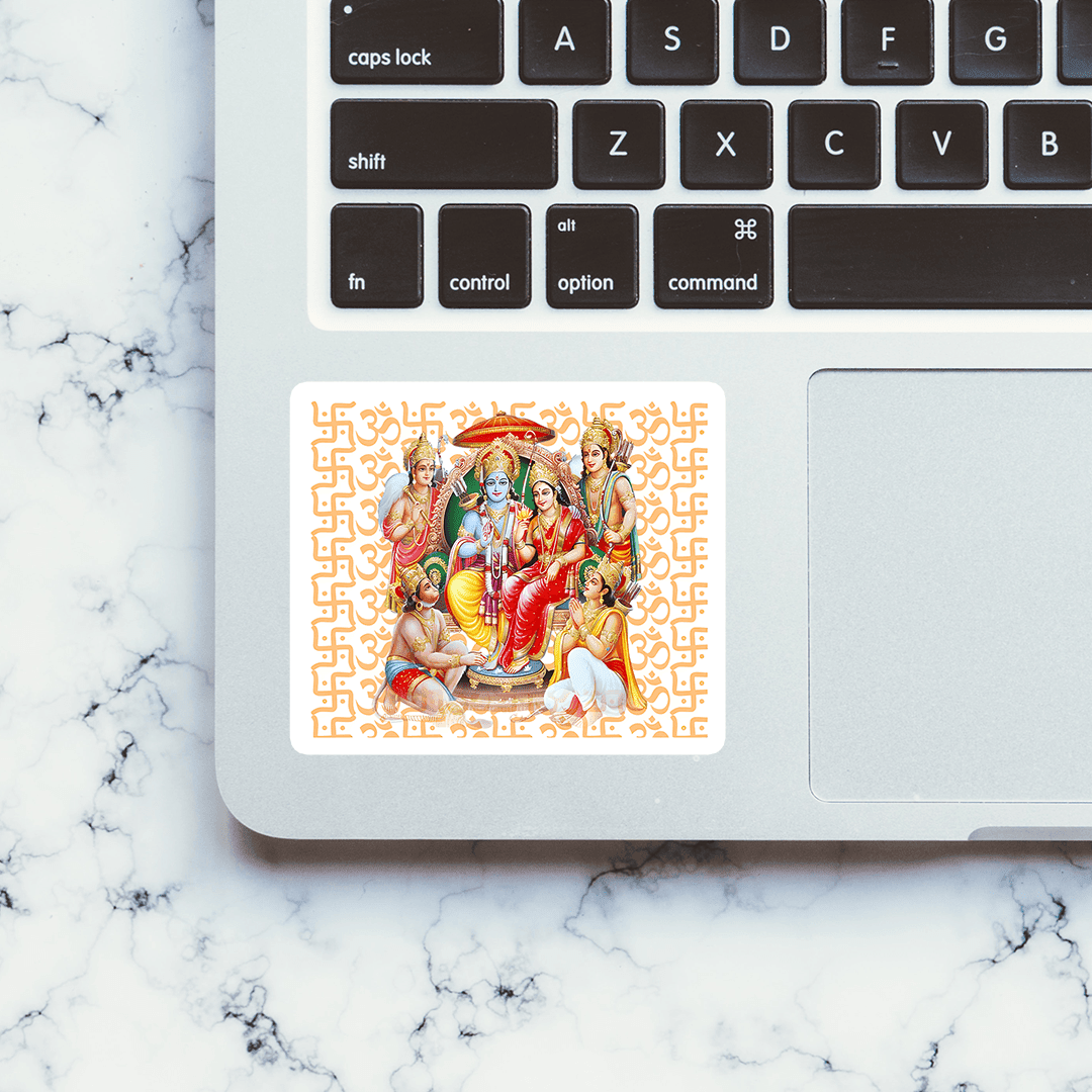 Ramayan Sticker waterproof vinyl decal for laptop, bike, car & bottle