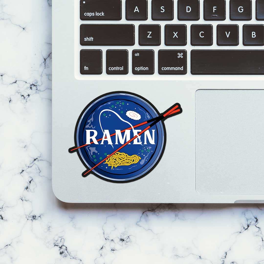 Ramen 0.1 Sticker waterproof vinyl decal for laptop, bike, car & bottle