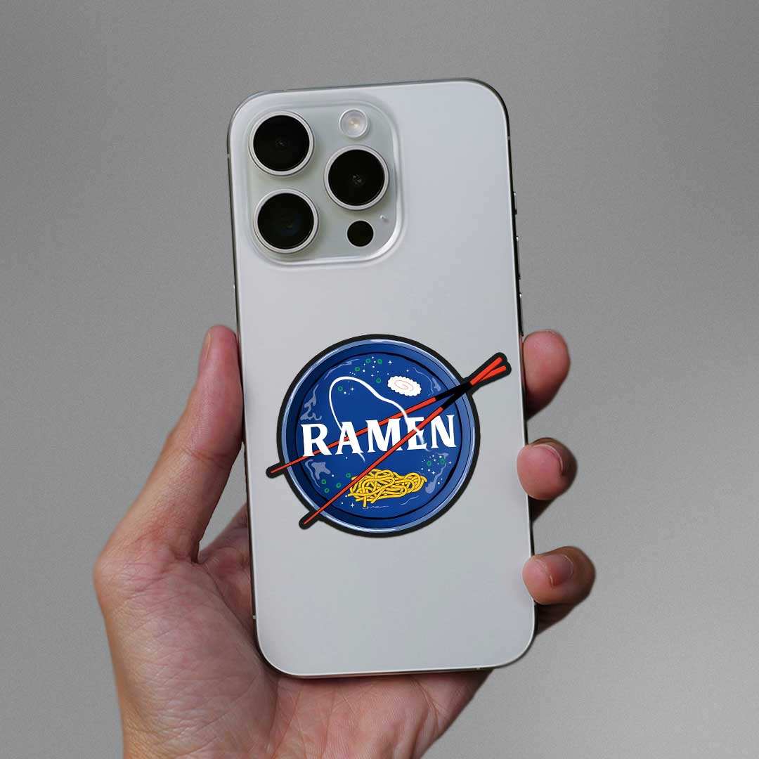 Ramen 0.1 Sticker waterproof vinyl decal for laptop, bike, car & bottle