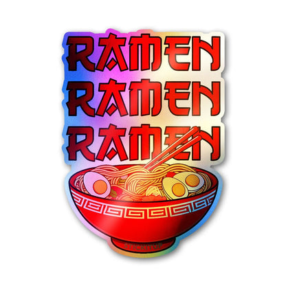 Ramen Holographic Stickers - Holographic stickers | STICK IT UP