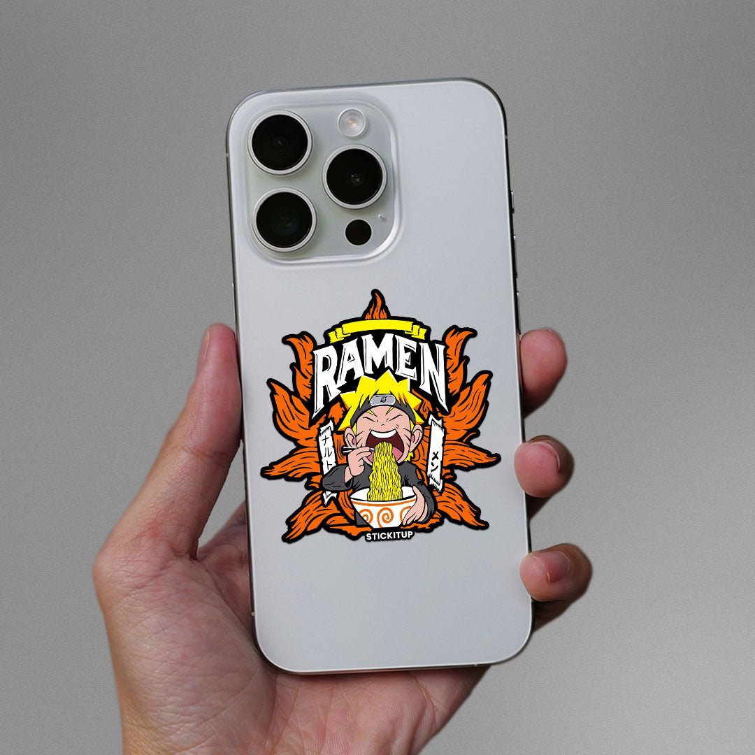 Ramen Naruto Sticker waterproof vinyl decal for laptop, bike, car & bottle