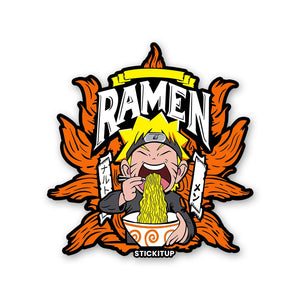 Ramen Naruto Sticker waterproof vinyl decal for laptop, bike, car & bottle