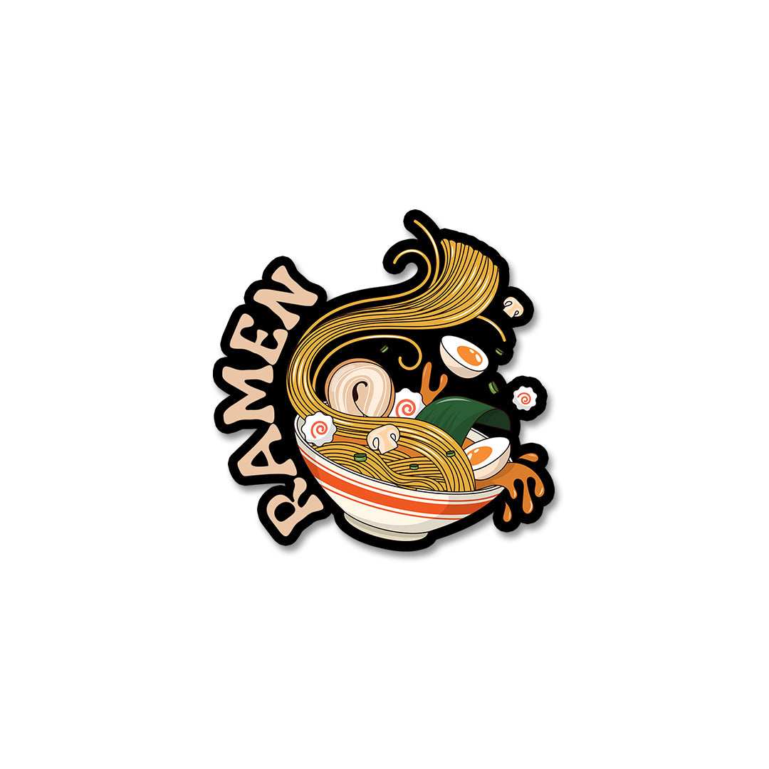 Ramen Stickers waterproof vinyl decal for laptop, bike, car & bottle