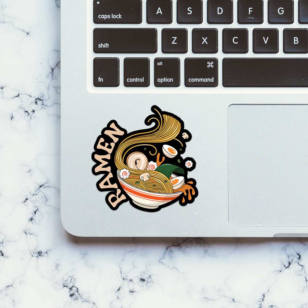 Ramen Stickers waterproof vinyl decal for laptop, bike, car & bottle