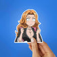 Rangiku Matsumoto Sticker waterproof vinyl decal for laptop, bike, car & bottle