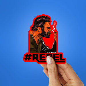 Rebel Sticker waterproof vinyl decal for laptop, bike, car & bottle