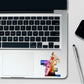 Red Armored Figure Holographic Stickers