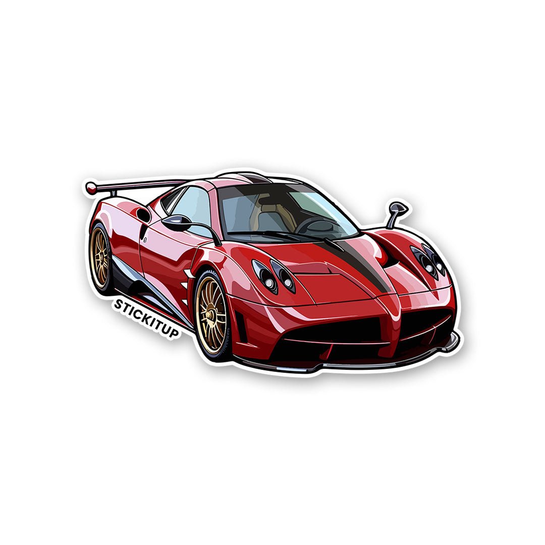 Red Huayra Sticker - Stickers | STICK IT UP
