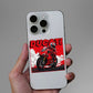 Red Racing Motorcycle Glitter Sticker