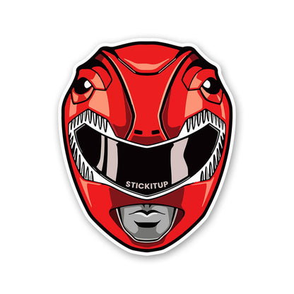 Red Ranger Sticker waterproof vinyl decal for laptop, bike, car & bottle