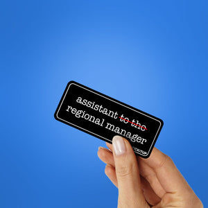 Regional Manager Sticker waterproof vinyl decal for laptop, bike, car & bottle
