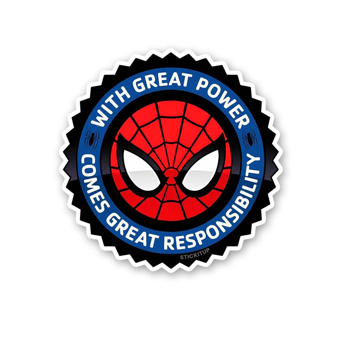 Responsibility Sticker waterproof vinyl decal for laptop, bike, car & bottle