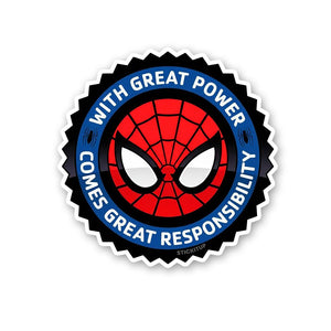 Responsibility Sticker waterproof vinyl decal for laptop, bike, car & bottle