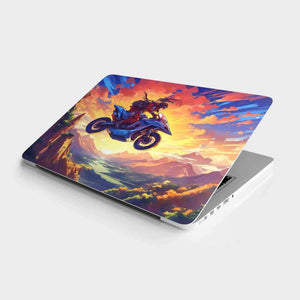 Rider Ninja Laptop skin waterproof vinyl decal for laptop, bike, car & bottle