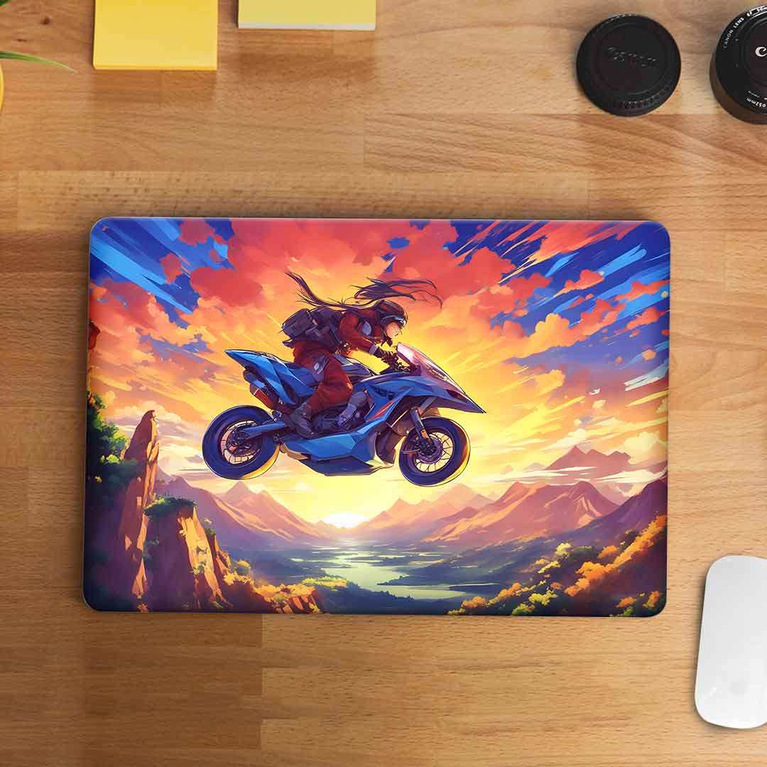 Rider Ninja Laptop skin waterproof vinyl decal for laptop, bike, car & bottle