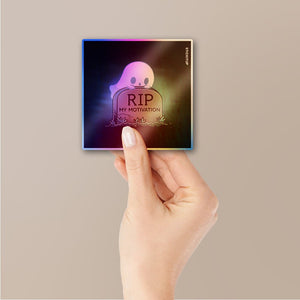 Rip Motivation Sticker Holographic Stickers waterproof vinyl decal for laptop, bike, car & bottle