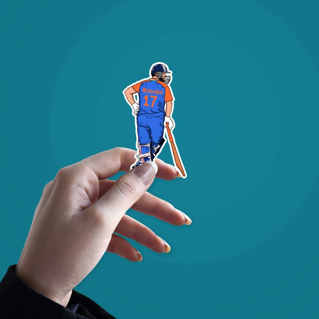 Rishabh Sticker waterproof vinyl decal for laptop, bike, car & bottle