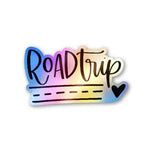 Road Trip Holographic Stickers waterproof vinyl decal for laptop, bike, car & bottle