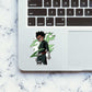 Rock Lee 8 Gates Sticker waterproof vinyl decal for laptop, bike, car & bottle