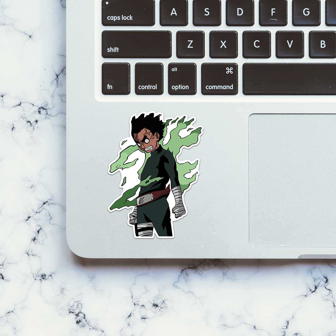 Rock Lee 8 Gates Sticker waterproof vinyl decal for laptop, bike, car & bottle
