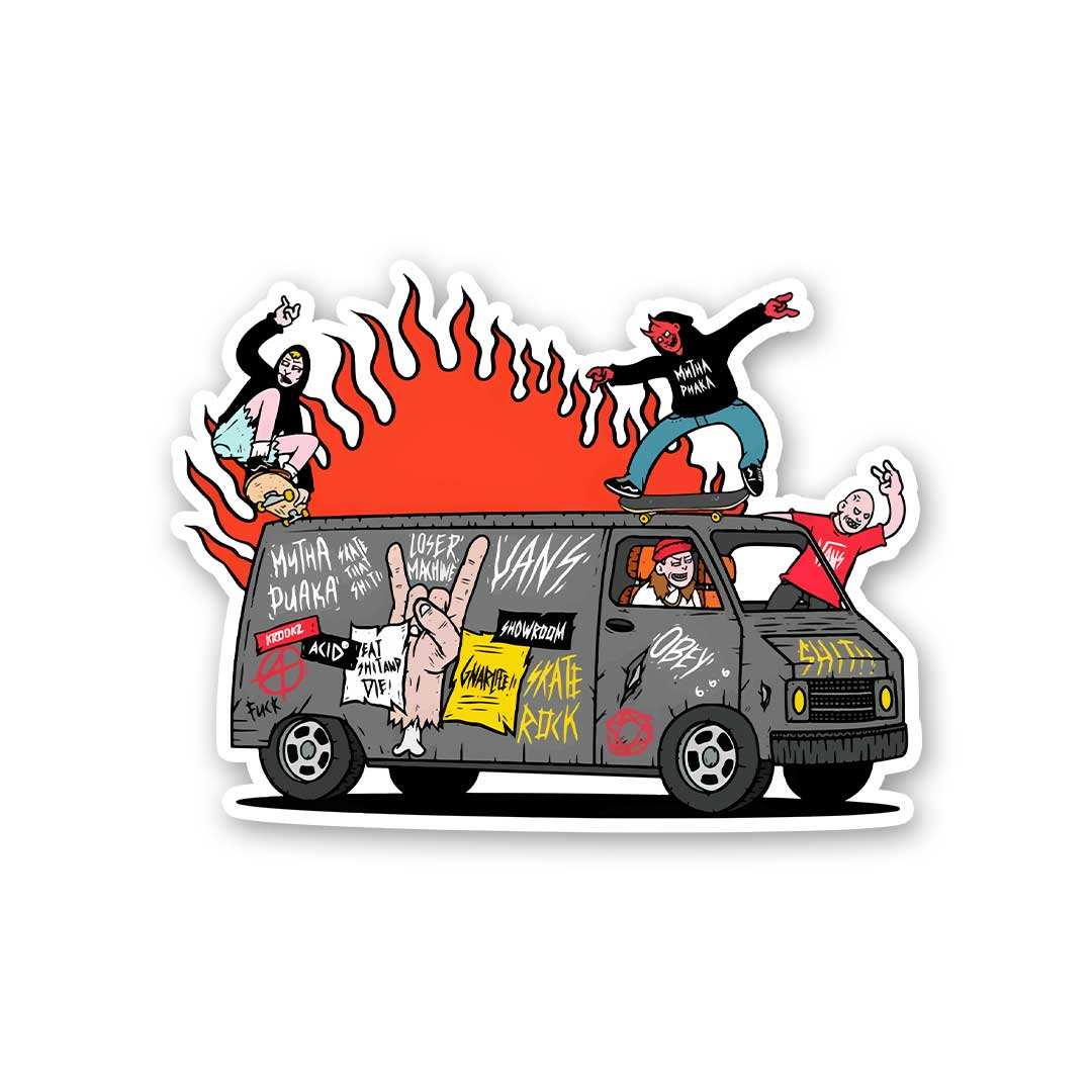 Rocking Van Sticker - Stickers | STICK IT UP