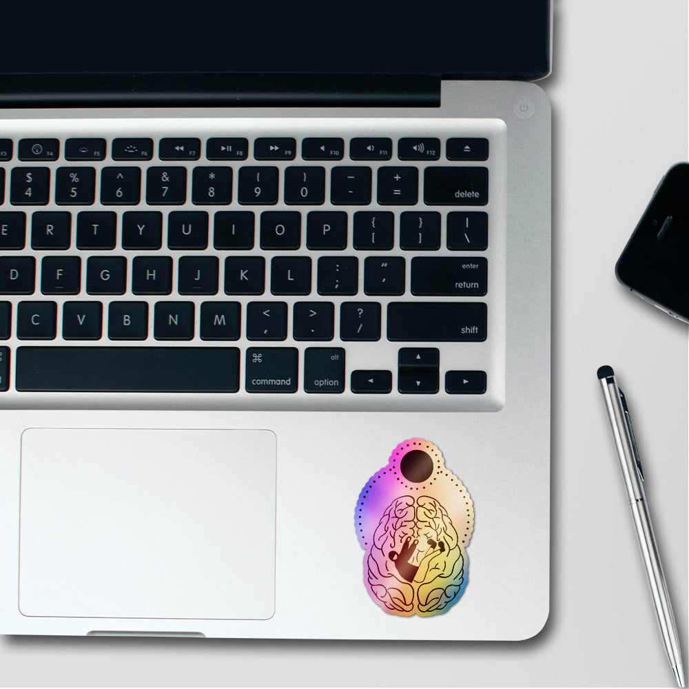 Rolling In The Deep Holographic Stickers waterproof vinyl decal for laptop, bike, car & bottle