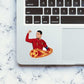 Ronaldo 7 Sticker waterproof vinyl decal for laptop, bike, car & bottle