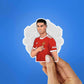 Ronaldo Manchester United Sticker waterproof vinyl decal for laptop, bike, car & bottle