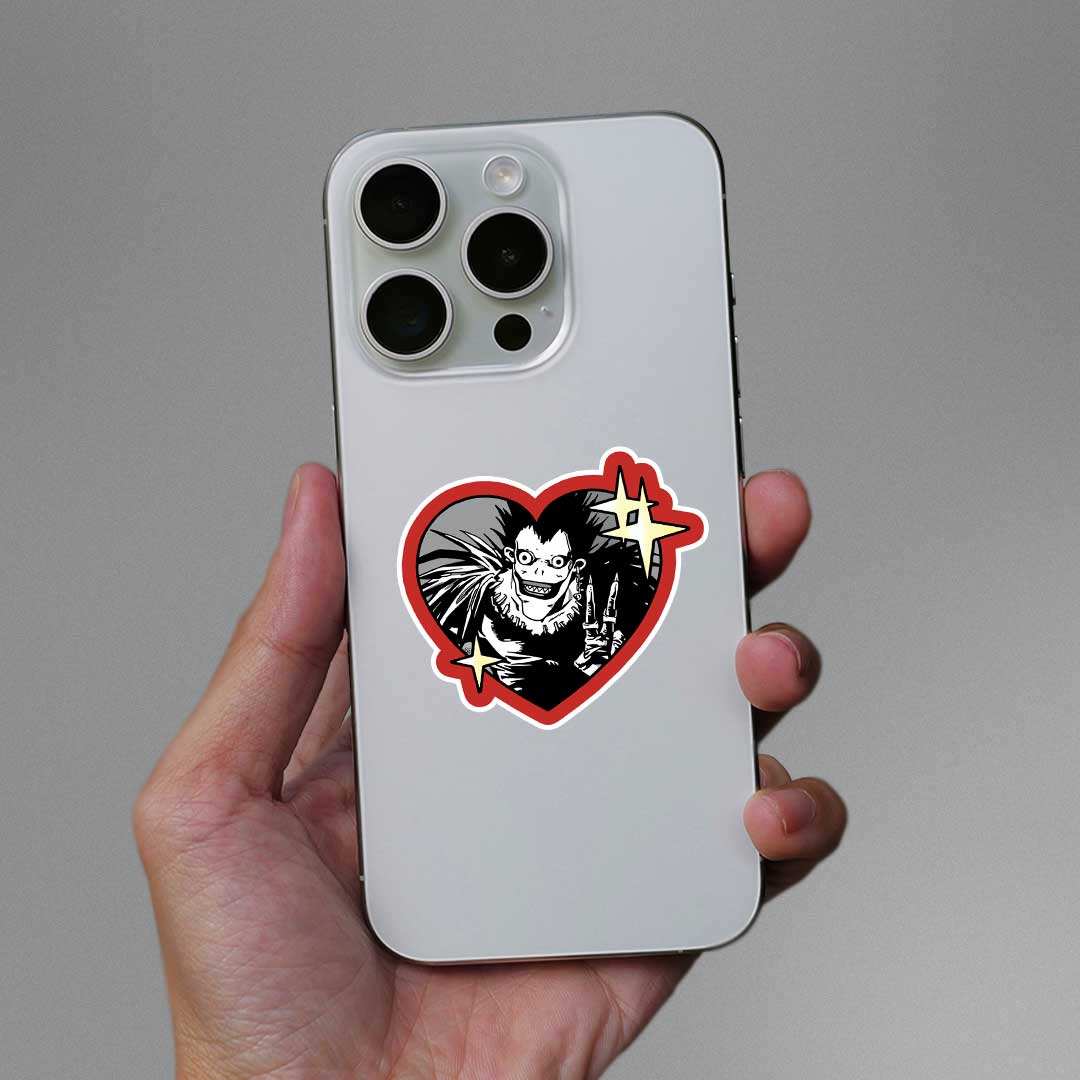 Ryuk Death Note Sticker waterproof vinyl decal for laptop, bike, car & bottle